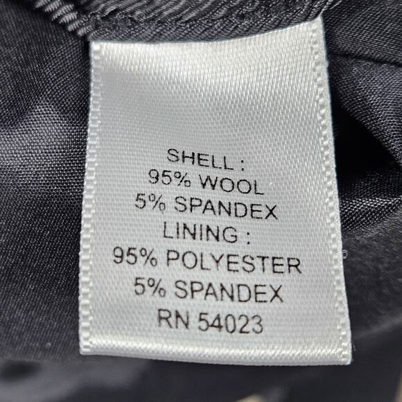 Banana Republic Wool Pants Womens 8 Martin Dress Black Bottoms Business Work - Picture 4 of 8